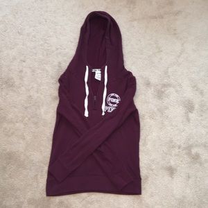 Half zip pullover hoodie